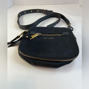 Marc Jacobs Black Nylon Crossbody/Saddle Bag